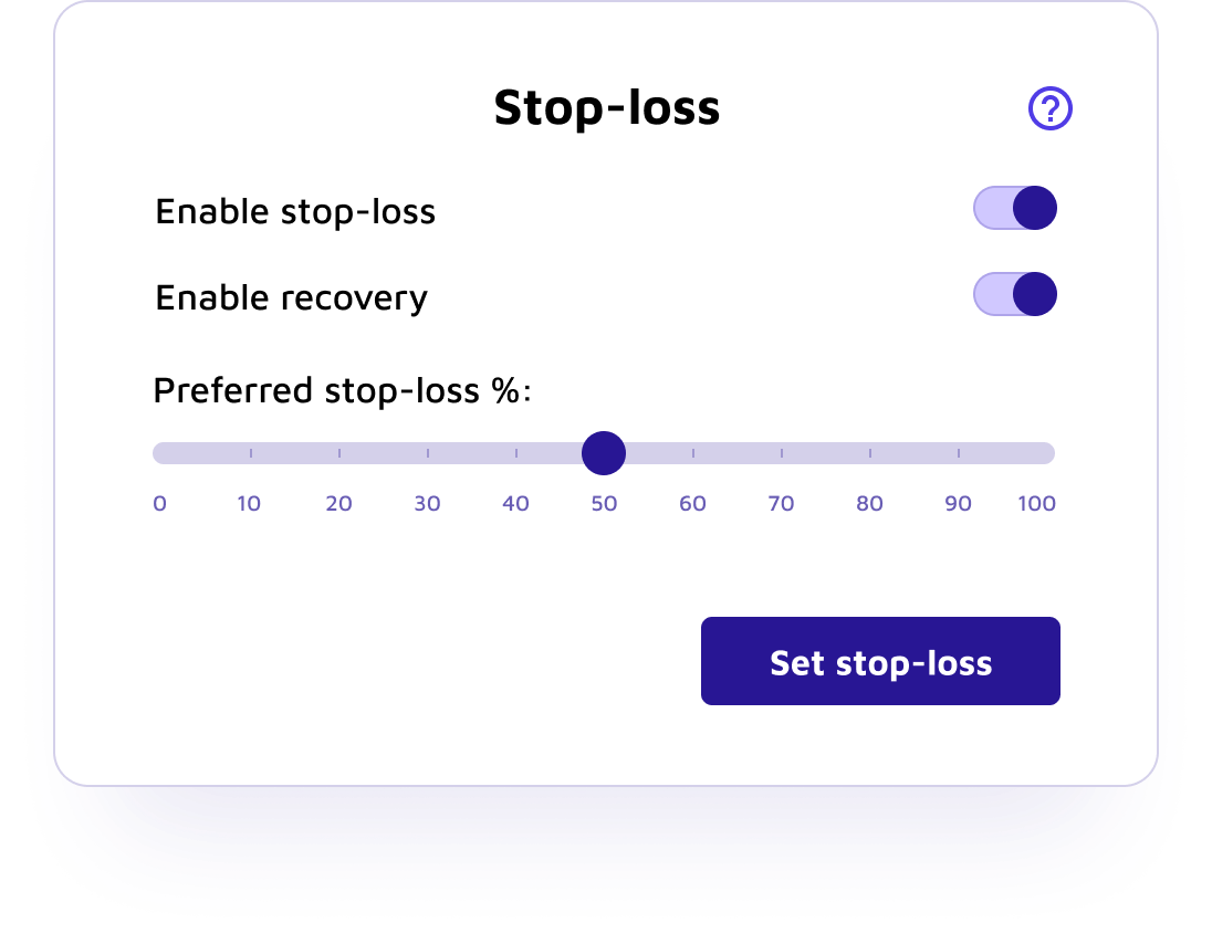 how to setup stop loss kraken